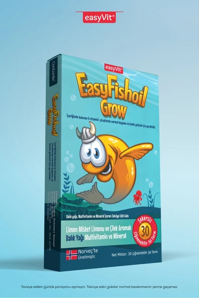 Easyfishoil Grow 30 Jel Tablet - Resim 5