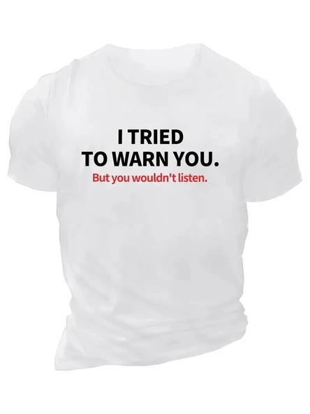 Erkek Baskılı T-Shirt Kısa Kol Bisiklet Yaka Regular Fit Rahat Kalıp Günlük Tişört - Beyaz ürün görseli 1