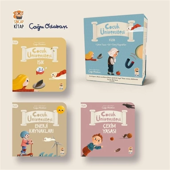 Çocuk Üniversitesi Fizik Set (3 Kitap) ürün görseli 1