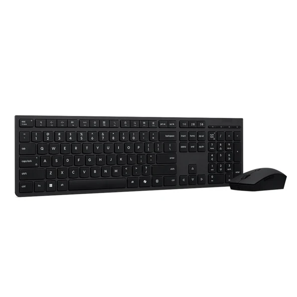 Lenovo 4X31R64349 Profesyonel Şarj Edilebilir, Bluetooth + Kablosuz (Mini Alıcı) Klavye ve Mouse Seti - Türkçe Q (179) (Al) ürün görseli 1