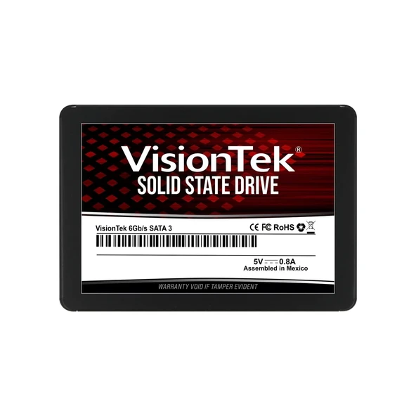 VisionTek Pro 1 TB SSD 2.5" Sata 3.0 6gb/s 525MB/S Dahili SSD ürün görseli 1