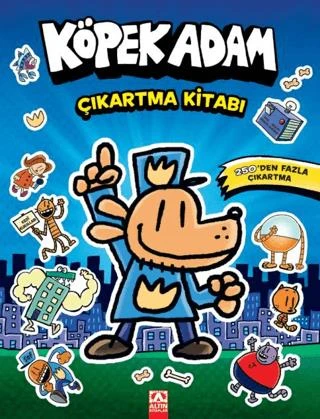 Köpek Adam Çıkartma Kitabı ürün görseli 1