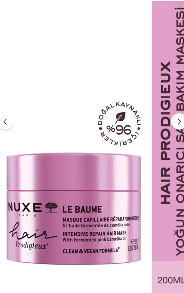 Nuxe Hair Prodigieux Intensive Repair Capillary Maskesi 200 ml ürün görseli 1