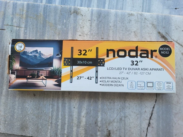 Nodar No32 Kilitli Sabit Tv Askı Aparatı 27-42"/ 82-127cm KARGO ürün görseli 1
