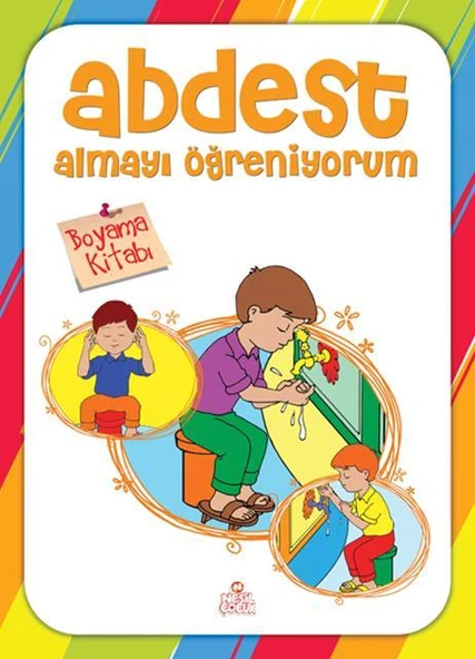 Abdest Almayı Öğreniyorum Boyama Kitabı ürün görseli 1