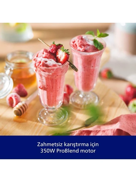 Philips Opal HR2672/00 350 W Smoothie Blender - Resim 5