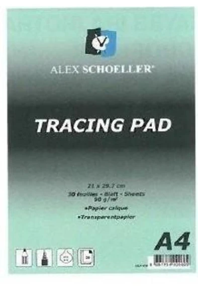 Alex Schoeller Alex Aydınger 90 Gram Bloknot A4 30'lu Alex-826 ürün görseli 1