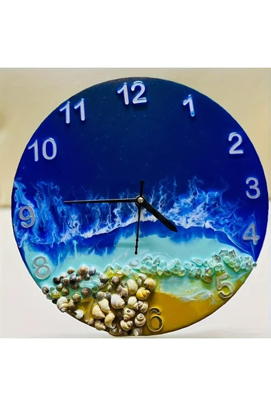 Silikon Epoksi Duvar Saati Kalıbı 26cm - Resim 4
