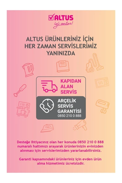 Altus AL 18 ACW Ayaklı Vantilatör - Resim 8