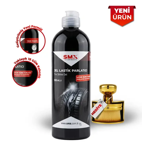 ULTRA Silikon Jel Lastik Parlatıcı 500 Ml ( Suya Dayanıklı ve Uzun Süre Kalıcı ) + ? HEDİYE Lastik Parlatma Aplikatörü, ürün görseli 1