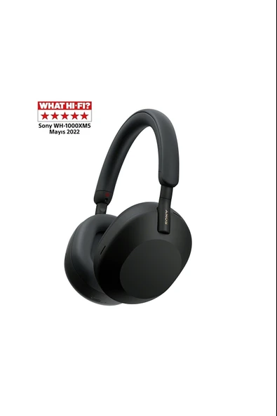 Sony WH-1000XM5 Siyah Kulak Üstü Bluetooth Kulaklık ürün görseli 1