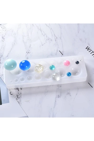 Epoksi Kalıbı Mini Yarım Küre ürün görseli 1