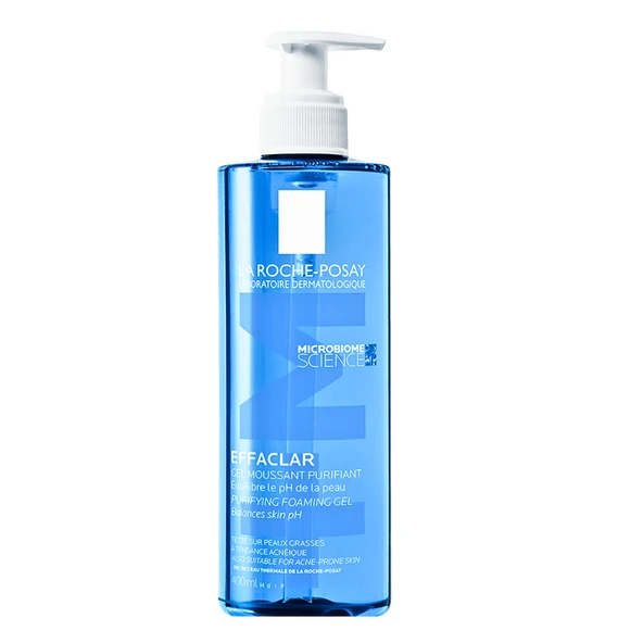 La Roche Posay Effaclar Gel Yağlı ve Hassas Akneye Eğilim Gösteren Cilt İçin Temizleyici Jel 400 Ml ürün görseli 1
