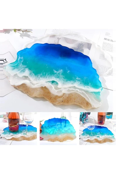 Epoksi Reçine Tepsi Kalıbı 35x24cm ürün görseli 1