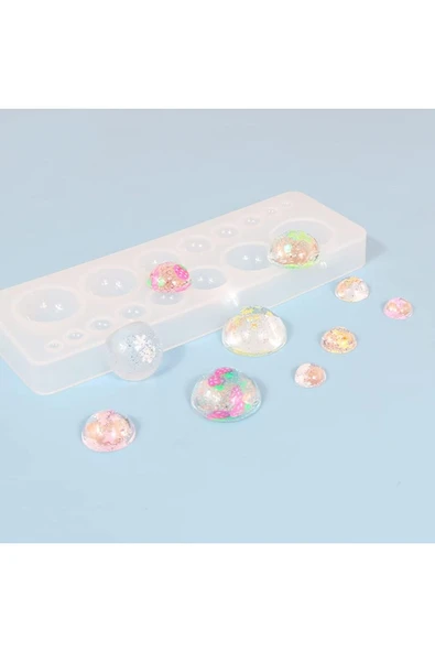 Epoksi Kalıbı Mini Yarım Küre - Resim 3