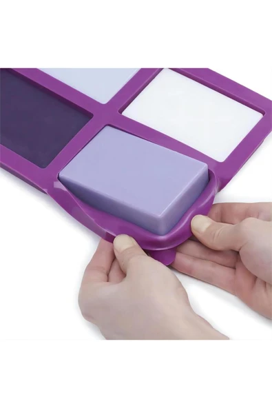 Silikon Sabun Kalıbı Kek Kalıbı 7,8x4,8cm Derinlik 3,5cm ürün görseli 1