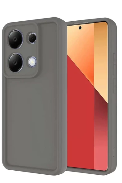 Newface Xiaomi Redmi Note 13 Pro 4G Kılıf Viera Silikon - Gri ürün görseli 1