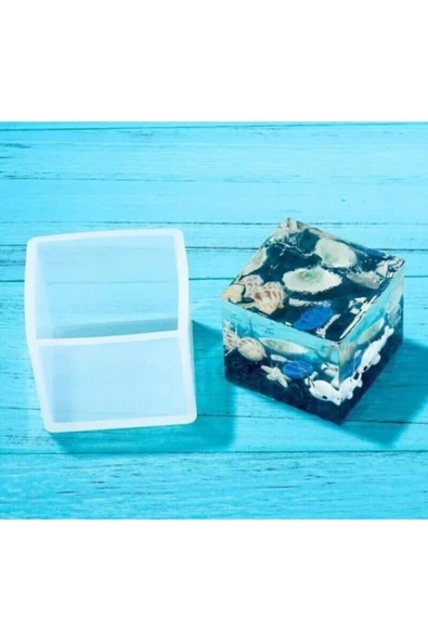 Silikon Kare Küp Kalıbı 5x5x5cm ürün görseli 1