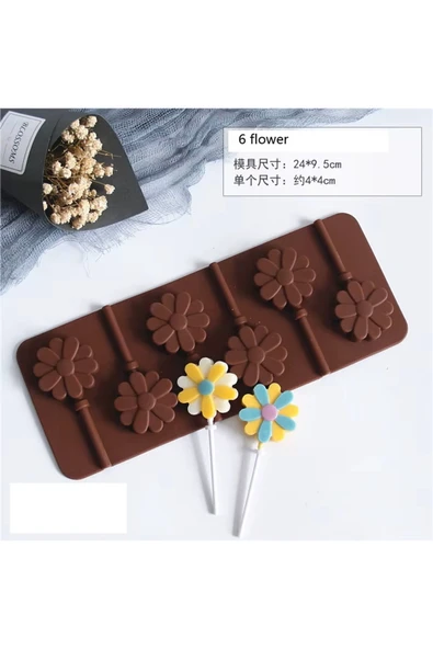 Lolipop Şeker Kalıbı 6'lı ürün görseli 1
