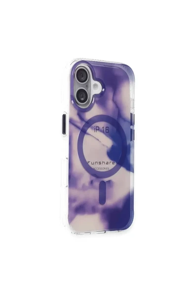 Joko Apple iPhone 16 Phantom Magsafe Kapak - Mor - Resim 2