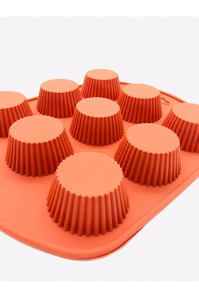 Silikon Muffin Ve Cupcake Kalıbı ürün görseli 1