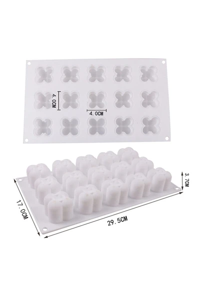 Bubble Mum Silikon Kalıbı 3d Mini Çoklu Bubble Kalıbı Bakeware 15’li - Resim 5