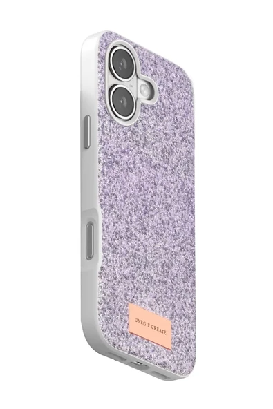 Onegif Apple iPhone 17 Bright Simli Kapak - Lila - Resim 3