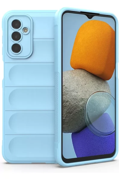 Newface Samsung Galaxy M23 Kılıf Optimum Silikon - Sky Blue ürün görseli 1
