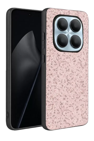 Onegif Xiaomi Redmi Note 15 4G Bright Simli Kapak - Pembe ürün görseli 1
