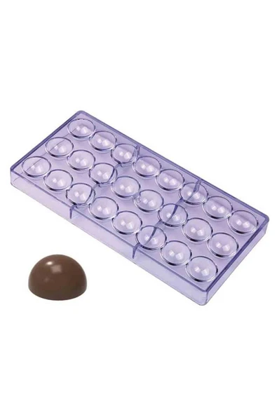 Polikarbon Çikolata Kalıbı Küre 27.5x13.5 Cm (KEP-16) ürün görseli 1