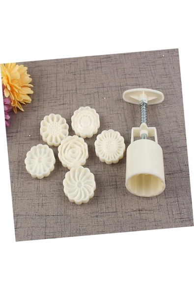 Basmalı Mooncake Kopat Set 7 Parça Kurabiye Yapım Seti ürün görseli 1