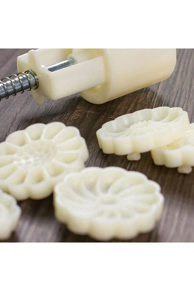 Basmalı Mooncake Kopat Set 7 Parça Kurabiye Yapım Seti - Resim 4