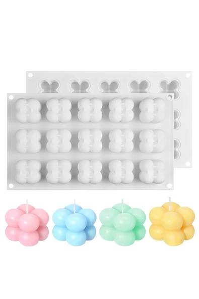 Bubble Mum Silikon Kalıbı 3d Mini Çoklu Bubble Kalıbı Bakeware 15’li ürün görseli 1