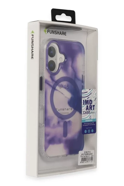 Joko Apple iPhone 16 Phantom Magsafe Kapak - Mor - Resim 3