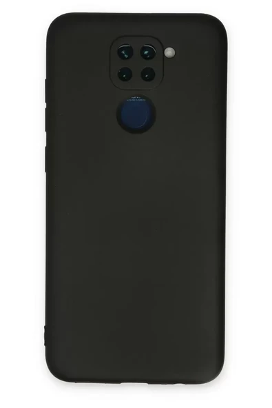Newface Xiaomi Redmi Note 9 Kılıf Nano içi Kadife Silikon - Siyah ürün görseli 1
