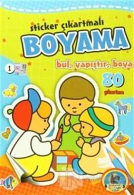Sticker Çıkartmalı Boyama (6 Kitap Takım) ürün görseli 1
