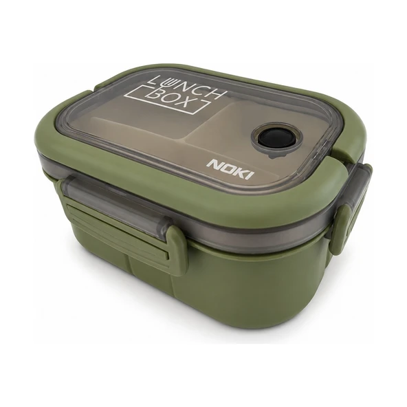 Noki Luxury Plastik Lunch Box Yeşil ürün görseli 1