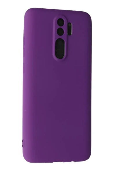 Newface Xiaomi Redmi Note 8 Pro Kılıf First Silikon - Mor - Resim 2