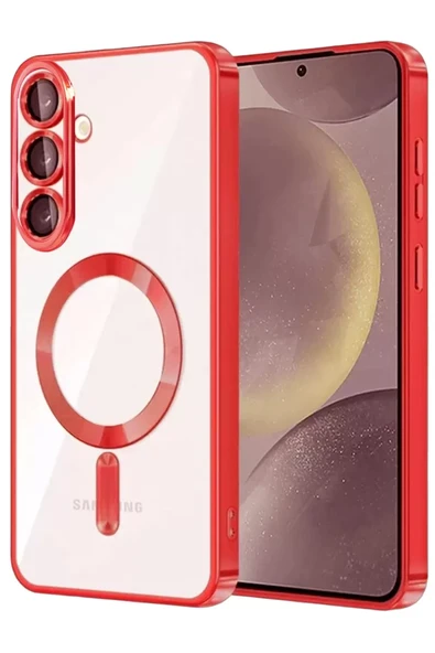 Newface Samsung Galaxy A37 5G Kross Magneticsafe Kapak - Kırmızı ürün görseli 1