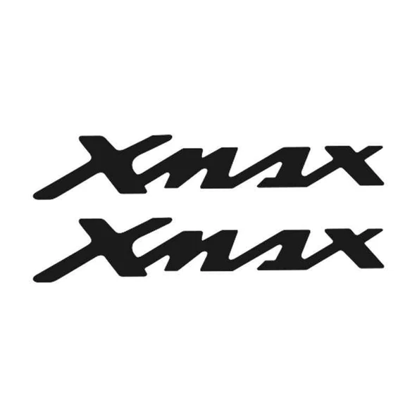 Yamaha Xmax Uyumlu Damla Yazı Siyah 22X4 Cm Sticker ürün görseli 1