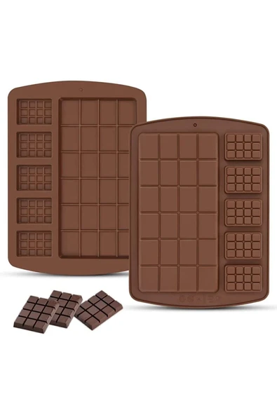 Tablet Çikolata Kalıbı Silikon Kalıp Çikolata Sabun Kokulu Taş Epoksi Kalıbı Mum Buz Silikon Kalıbı ürün görseli 1