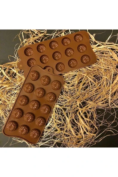 Kahverengi Silikon Çikolata Kalıbı ürün görseli 1
