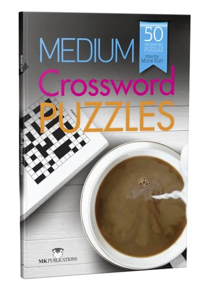 Medium Crossword Puzzles - İngilizce Kare Bulmacalar - Orta Seviye ürün görseli 1