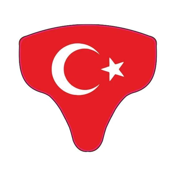 Türk Bayrağı Mondial Mh Drift 2011 - 2020 Uyumlu Siperlik Sticker ürün görseli 1