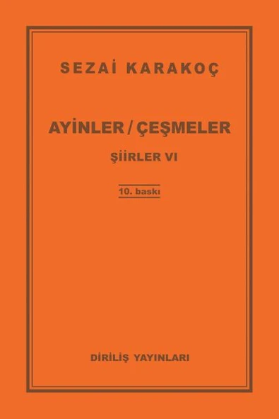 Şiirler 6 - Ayinler Çeşmeler ürün görseli 1