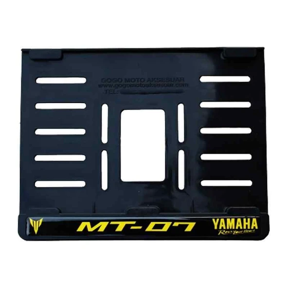Yamaha Mt-07 Uyumlu 3 Plastik (15X24 Cm) Kırılmaz Plakalık ürün görseli 1