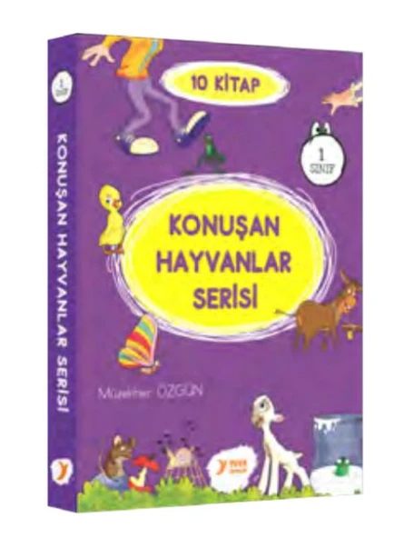 Konuşan Hayvanlar Serisi 1. Sınıf Renkli Heceli 10 Kitap ürün görseli 1