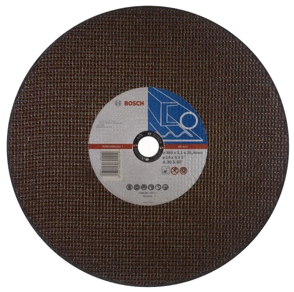 Bosch PRO Metal Kesme Standart 355x3.1 MM 2.608.602.759 A 30 S BF ürün görseli 1