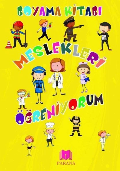 Meslekleri Öğreniyorum Boyama Kitabı ürün görseli 1
