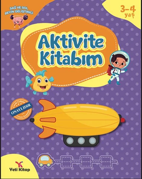 3-4 Yaş Aktivite Kitabı ürün görseli 1